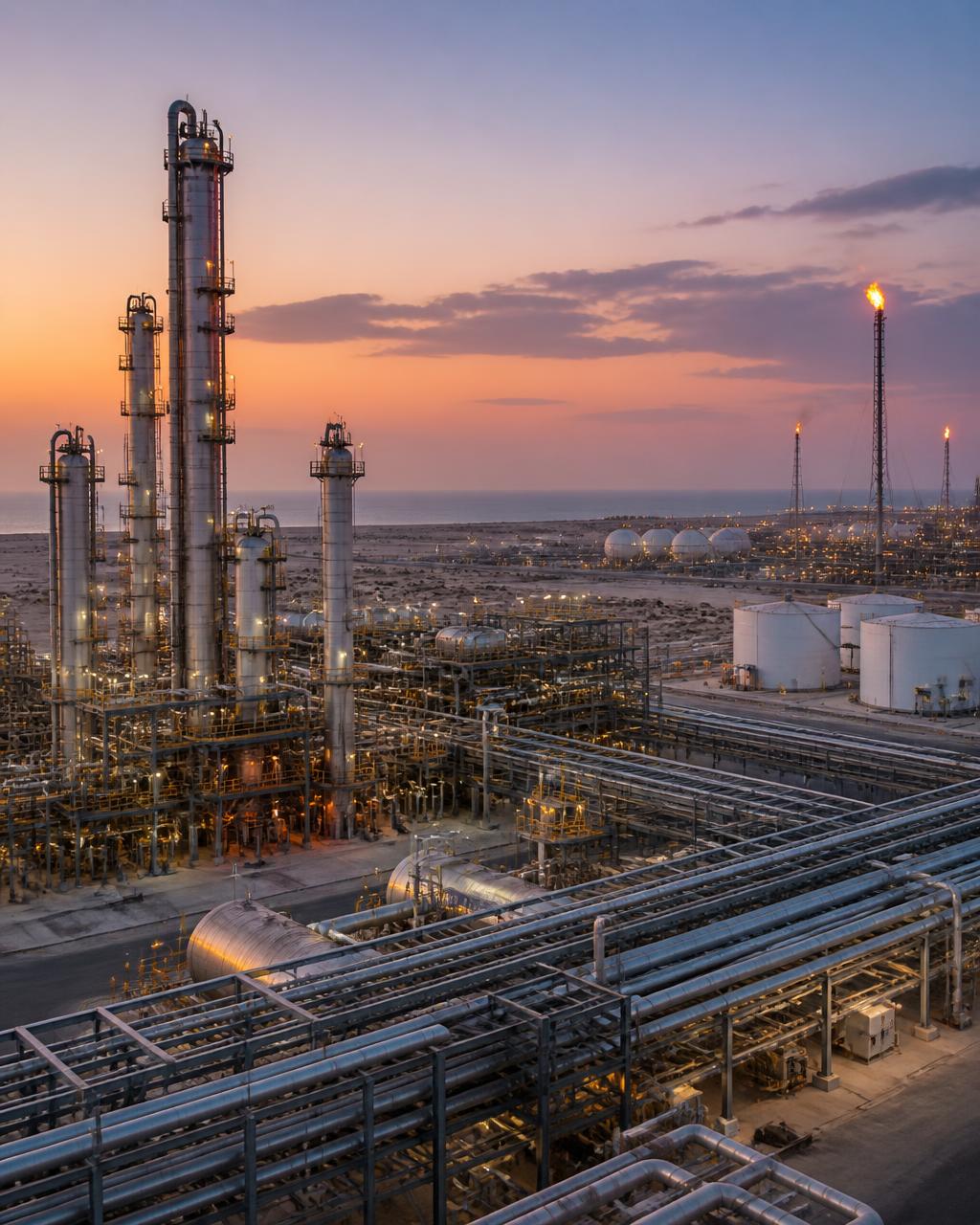 Refining and heavy industrial facilities in Kuwait